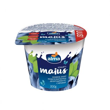 Jogurts Alma ar 12.4% melleņu, t.s. 4.2%, 12*200g