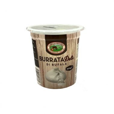 Cheese Burrata from buffalo milk, fat 52%, 6*200g, La Contadina