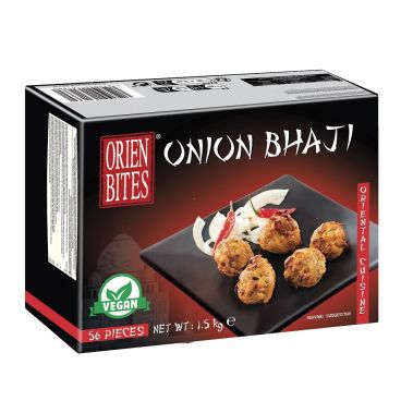 Uzkoda sīpolu bumbiņas Bhaji, sald., IQF, 6*1.5kg (56gab*27g), OrientBites