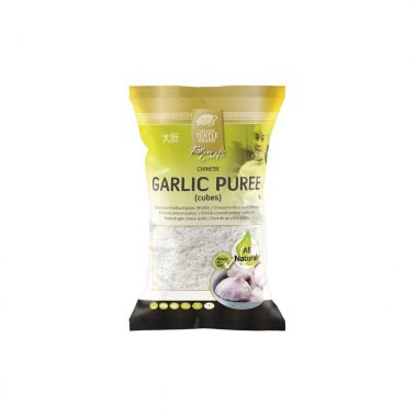 Garlic puree, blocks, frozen, IQF, 10*1kg, Golden Turtle Chef