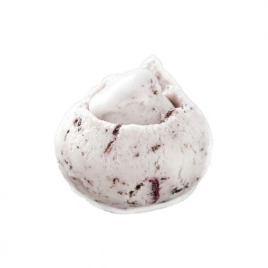 Saldējums krējuma Plombīrs ķiršu, 1*5L (2.5kg), Rūjienas Saldējums