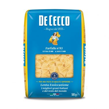 Pasta Farfalle-93, 24*500g, DeCecco