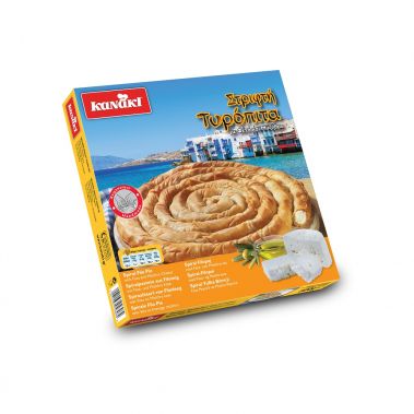 Pīrāgs grieķu Filo mīklas ar sieru Tiropita Spira Classic, RTB, sald., 8*800g, Kanaki