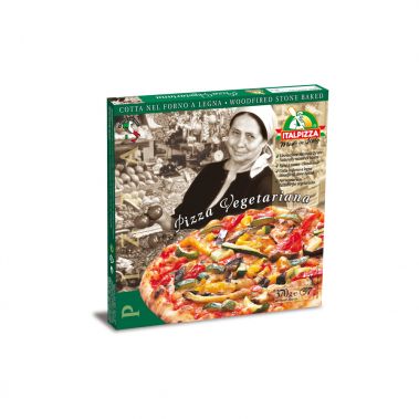Pizza Vegetariana, 26/27cm, frozen, 6*370g, Italpizza