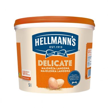 Majonēze Delicate, 1*4.8kg, Hellmann`s