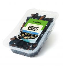 Mīdijas zilas (Blue mussels Super), 60/70, atvēs., 10kg, Nīderlande