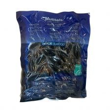 Mīdijas zilas, ASC, 40/60, sald., 5*1kg (t.s. 1kg), Nordic Seafood