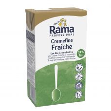 Paniņu un augu tauku maisījums, Cremefine Fraiche , t.s. 24%, 8*1L, Rama