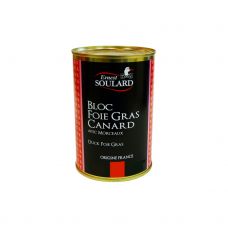 Pīļu aknu (foie-gras) bloks, 30% gab., met., 10*400g, Ernest Soulard