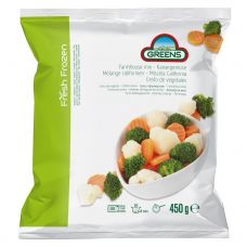Dārzeņu maisījums Farmer-mix, sald., IQF, 15*450g, Greens