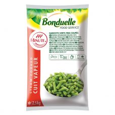 Pupiņas zaļās, grieztas, sald., IQF, 4*2.5kg, Bonduelle