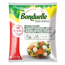 Dārzeņu maisījums School Minute, sald., IQF, 4*2.5kg, Bonduelle