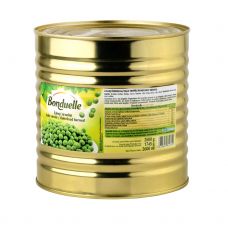 Zirnīši zaļie, konserv., 1*2.5kg (s.s. 1.745kg), Bonduelle