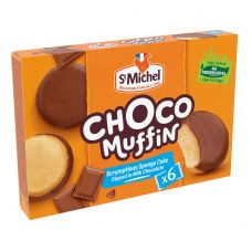 Cepumi biskvīta Choco Muffin šokolādē, IWP, 9*180g, St Michel