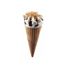 Saldējums Konuss ar smalcinātiem lazdu riekstiem, meringu un šokolādi, 24*75g, Bindi