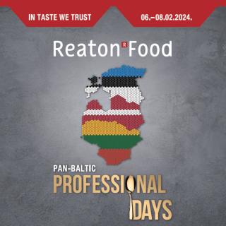Šis gads ir īpašs ar to, ka pirmo reizi Reaton Food Profesionāļu dienu vēsturē mēs rīkojam Baltijas līmeņa izstādi.
