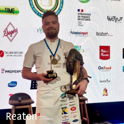 Nosaukts Igaunijā pirmās pavārmākslas balvas  "Reaton balva par inovāciju" laureāts.